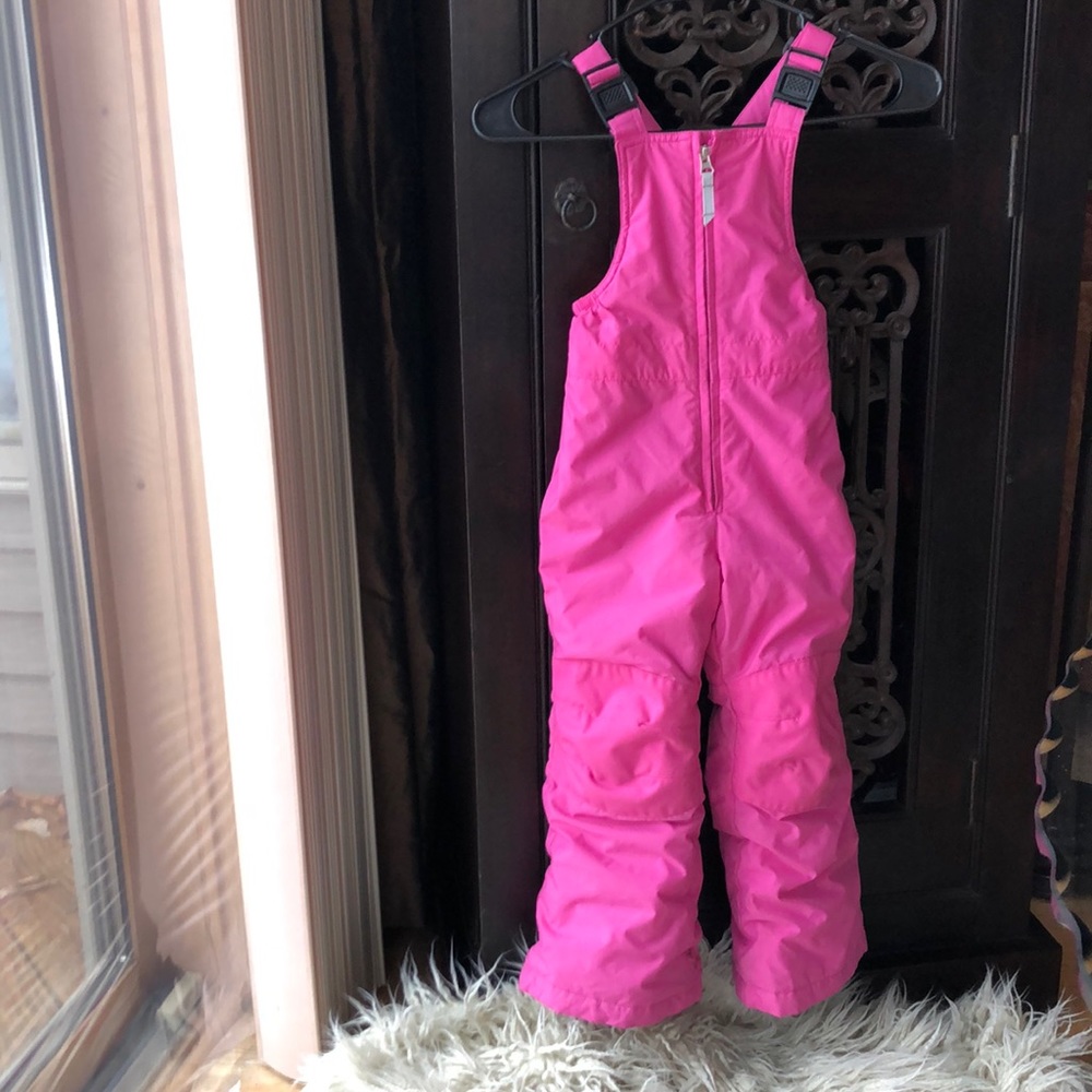 Lands Ends pink snow pants